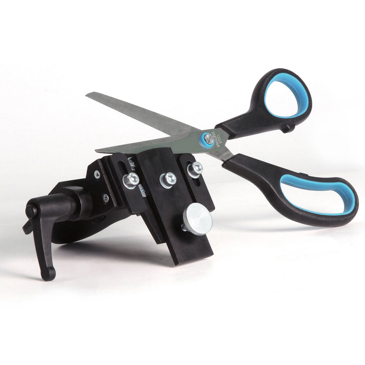 Accessory for knife sharpeners - Scissors Attachment for Hapstone